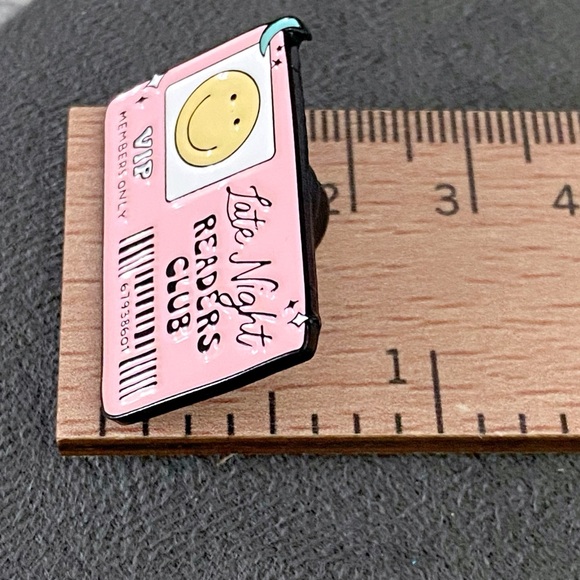 Book Lovers Pin‎, Late Night Readers Club Lapel, Gifts For Readers, 3 For $15 - Picture 4 of 5